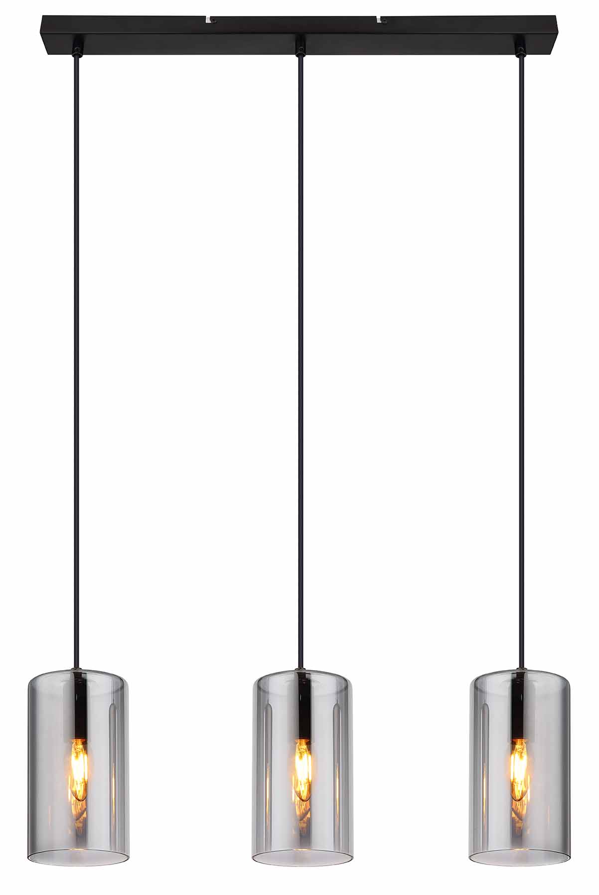 Suspensions modernes cylindriques noires Globo Olly – Image 2
