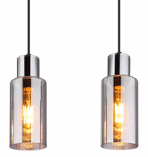 Suspensions modernes en métal noir Globo Lidaria – Image 3