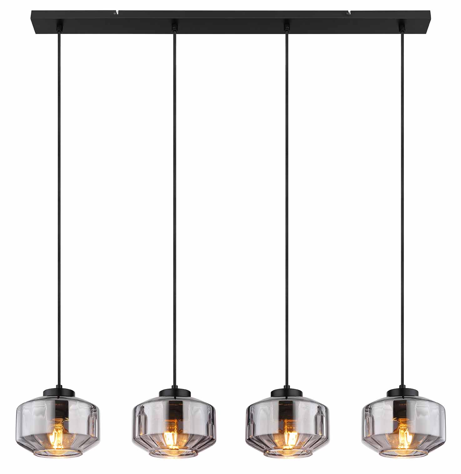 Suspensions modernes noires en métal Globo Christiana – Image 2