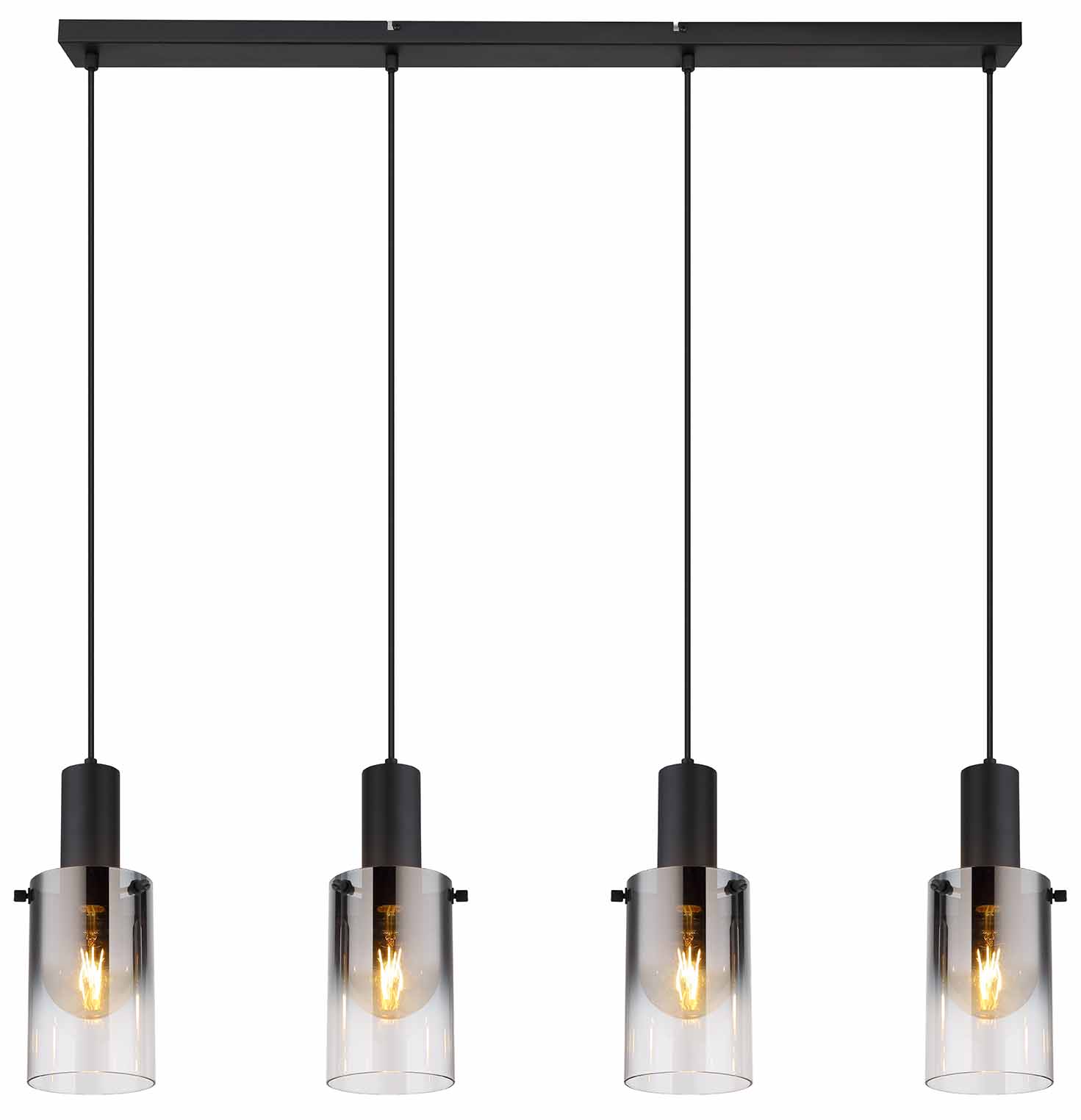 Suspensions modernes noires en métal Globo Florentina – Image 2