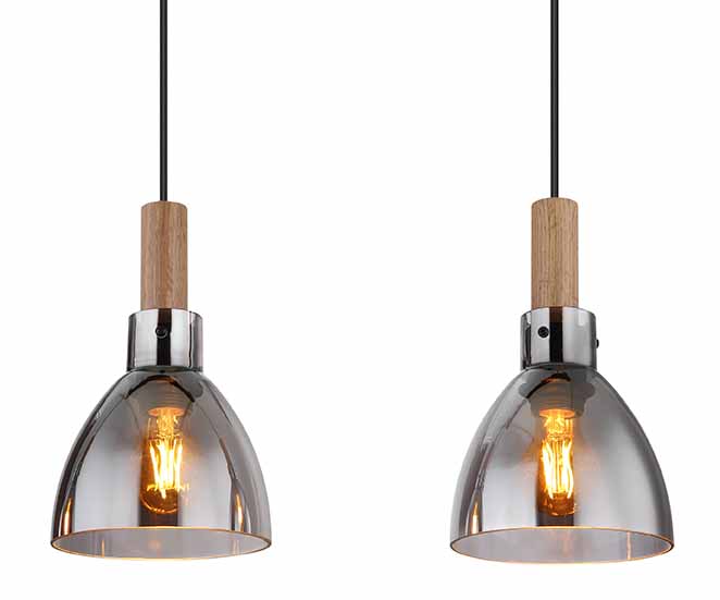 Suspensions modernes noires en métal Globo Mattea – Image 3