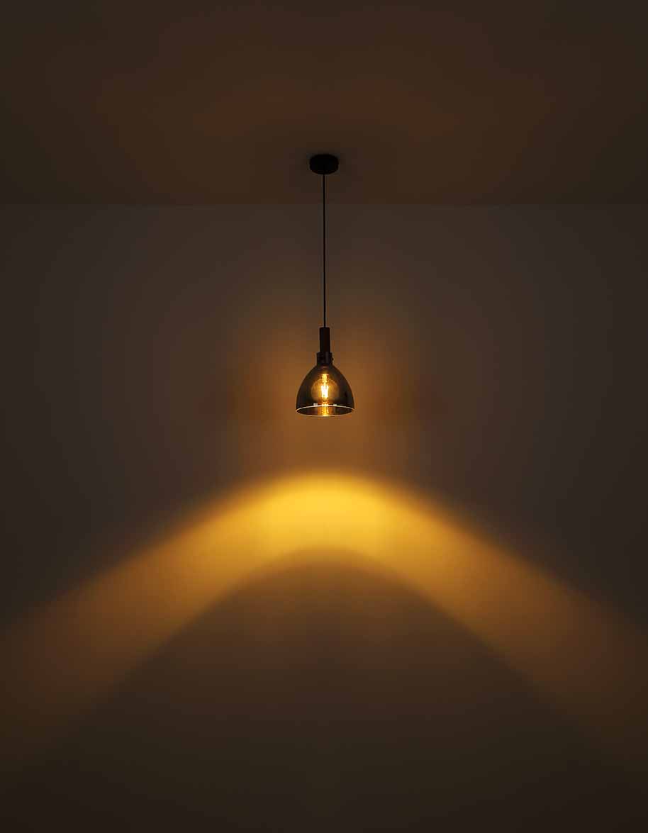 Suspensions modernes noires en métal Globo Mattea – Image 4