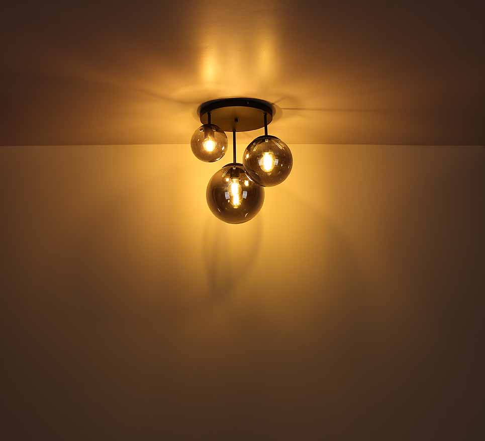 Suspensions modernes noires sphériques Globo Joel – Image 3