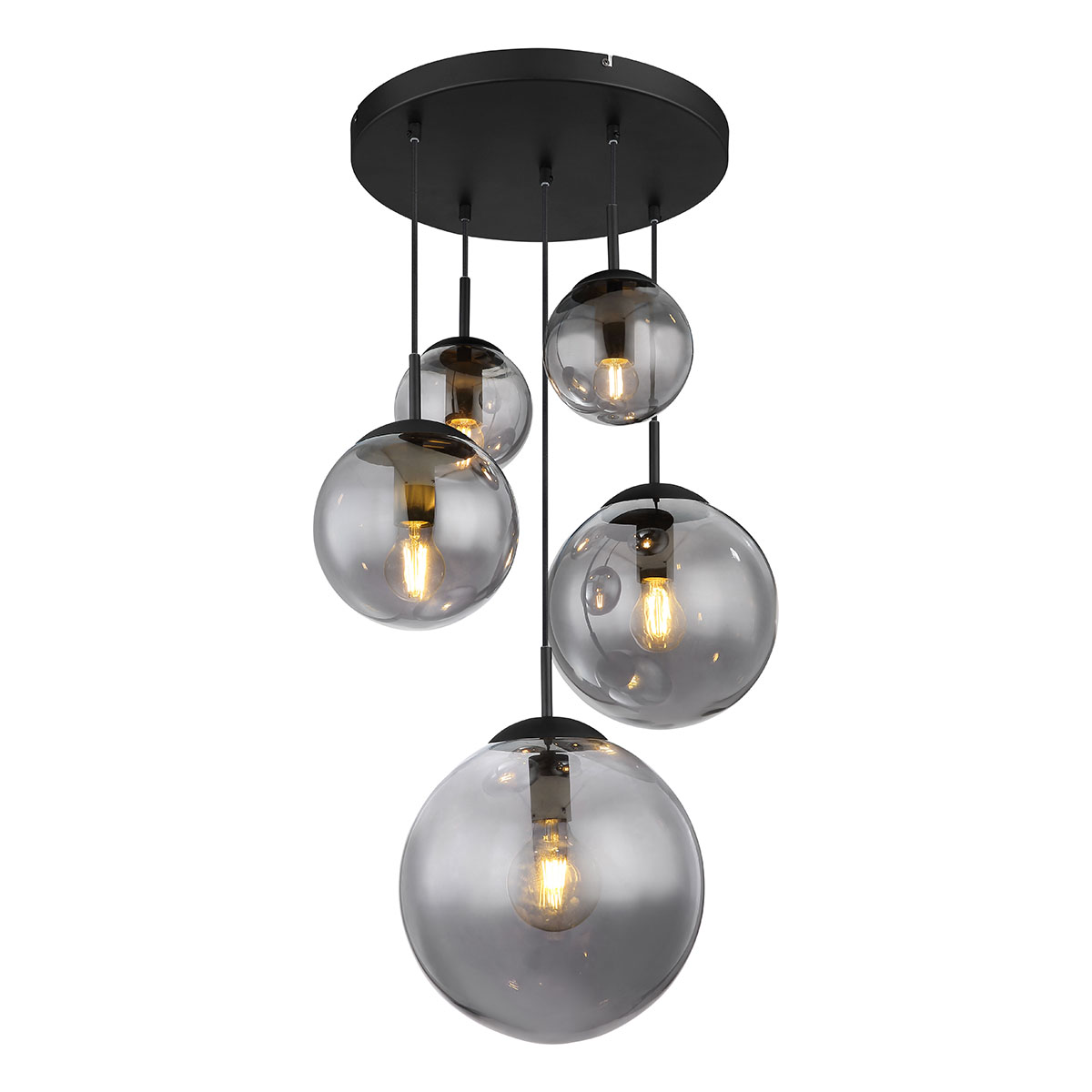 suspensions-modernes-noires-sphériques-globo-joel-1581-5s