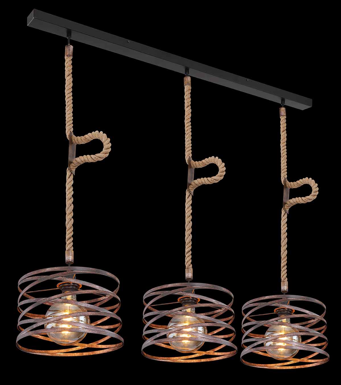 Suspensions rétro en métal et corde Globo Marco – Image 4