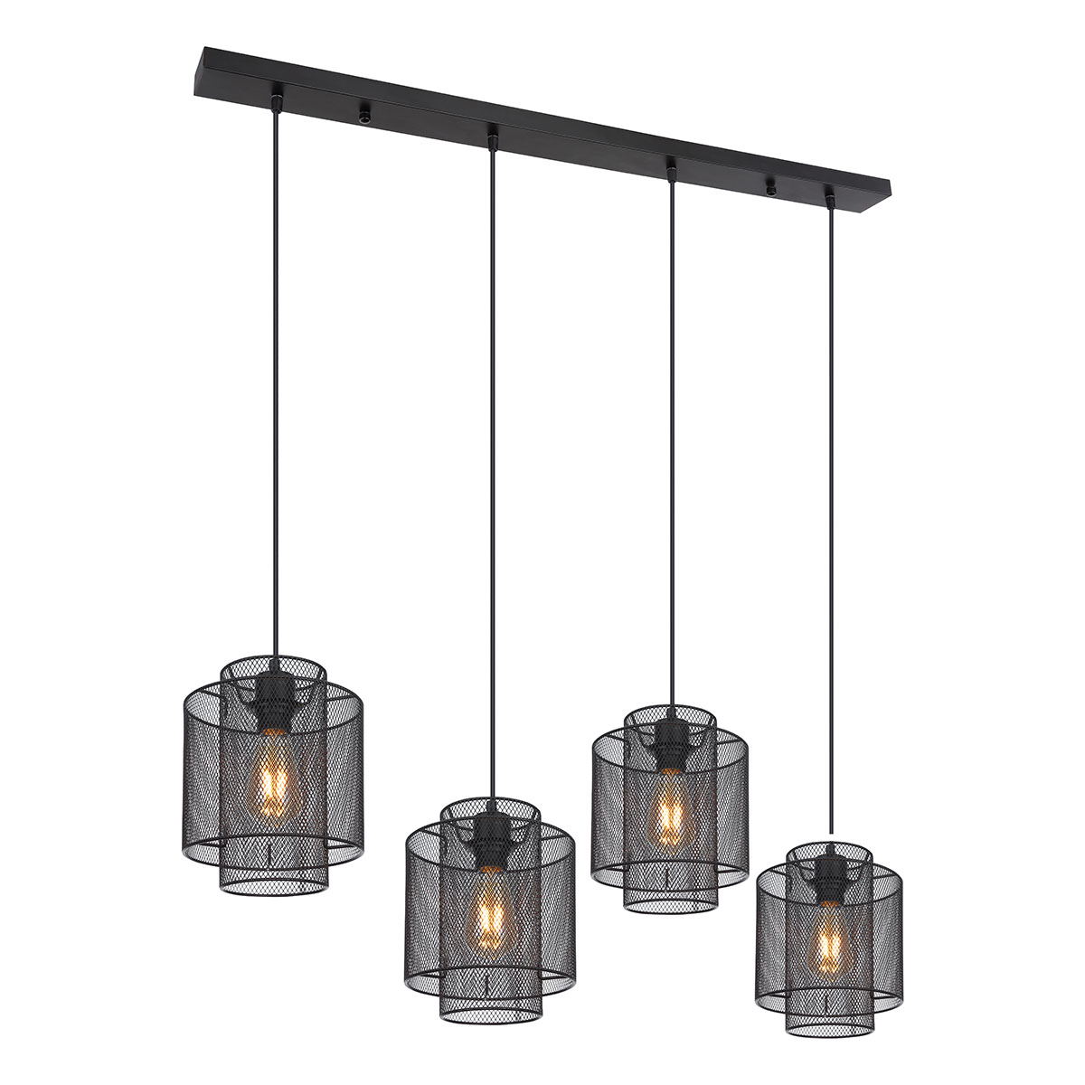 suspensions-rétro-noires-en-grillage-métallique-globo-augustin-15664-4h