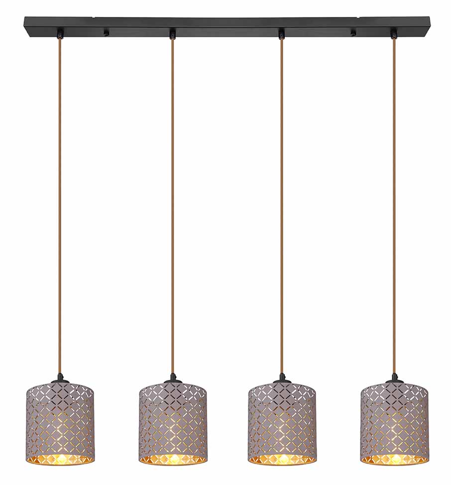 Suspensions rétro rondes noires Globo Cindy – Image 2