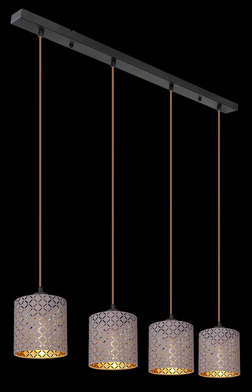 Suspensions rétro rondes noires Globo Cindy – Image 4