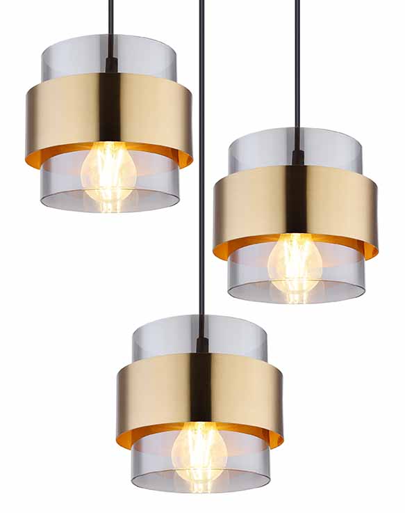 Suspensions rondes classiques noires Globo Milley – Image 3