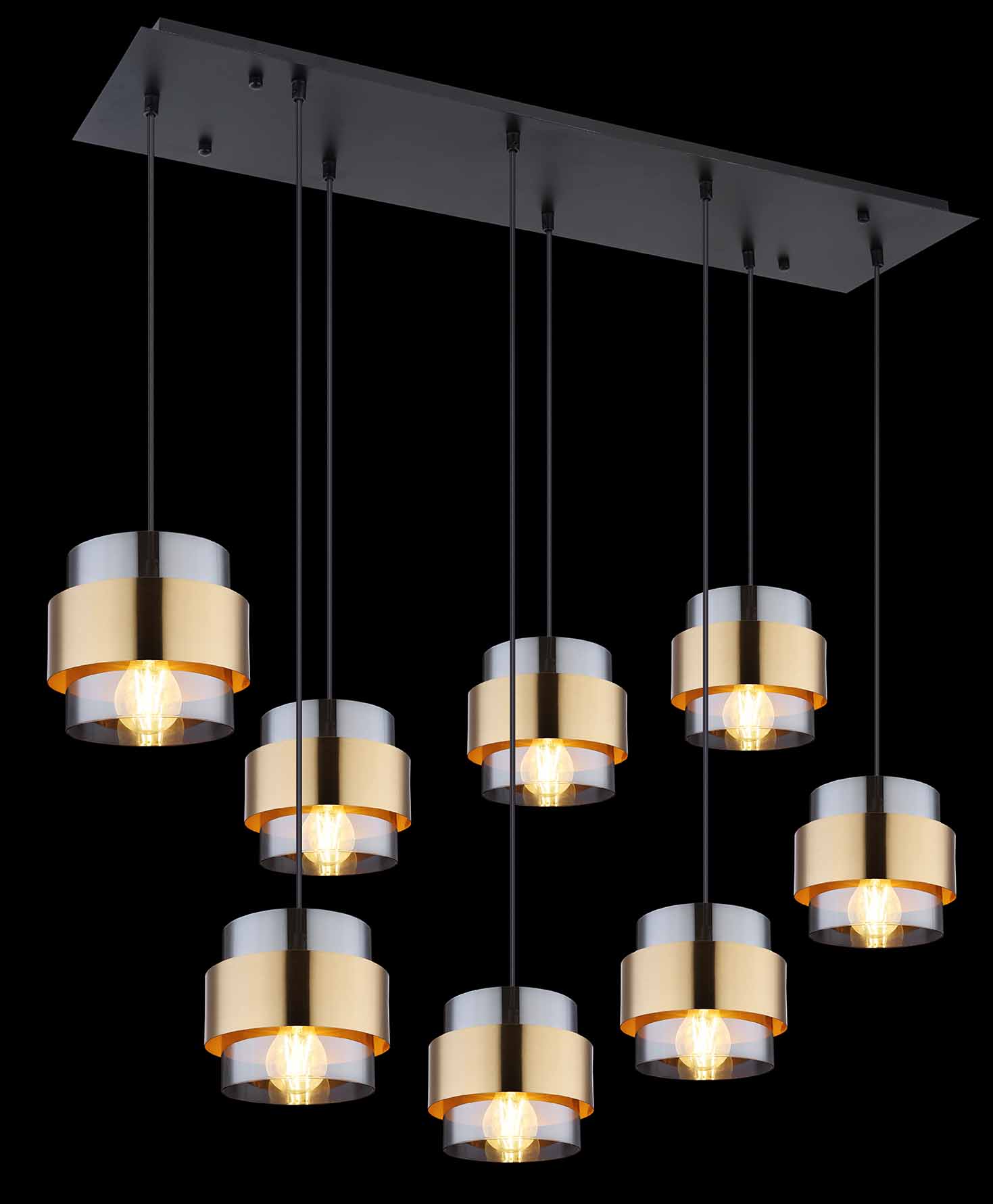 Suspensions rondes classiques noires Globo Milley – Image 4