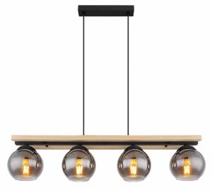 Alternative view of Suspensions rurales à globes noirs Globo Conni