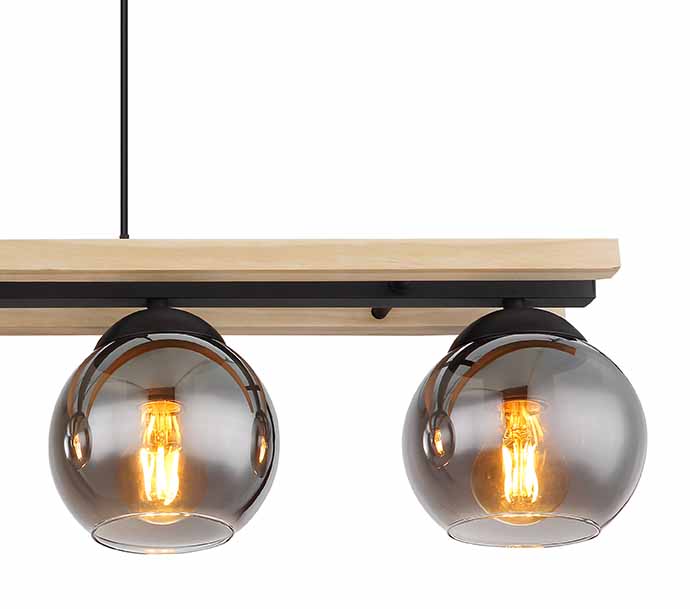 Suspensions rurales à globes noirs Globo Conni – Image 3