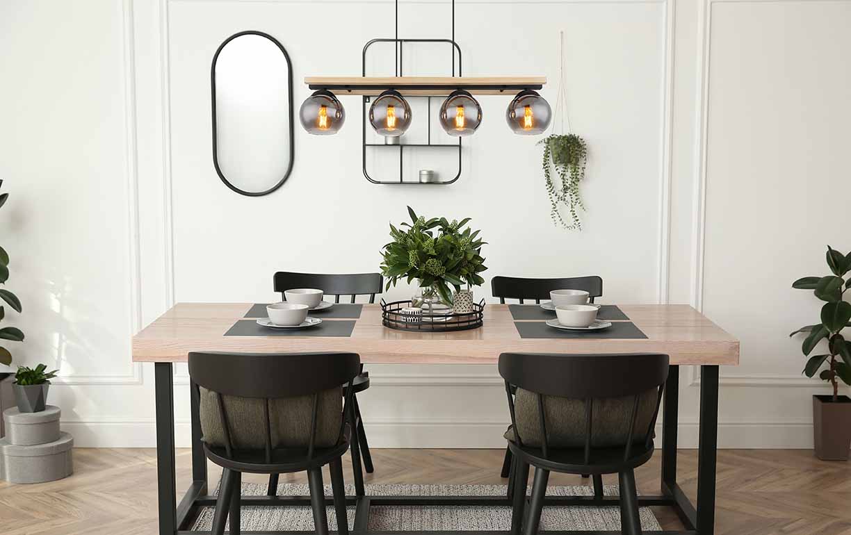 Suspensions rurales à globes noirs Globo Conni – Image 4