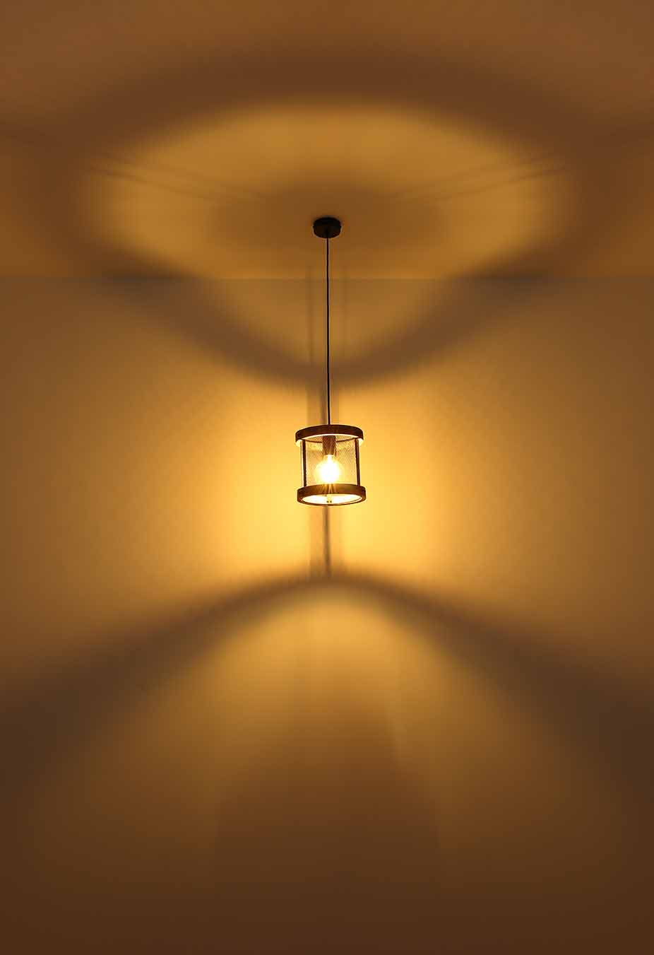 Suspensions rurales noires en métal Globo Jeanie – Image 4