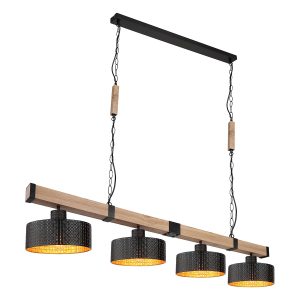 suspensions-rurales-noires-en-métal-globo-rielly-15651-4h