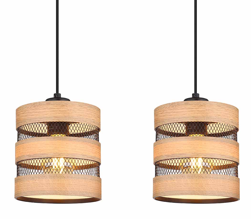 Suspensions rurales noires en métal Globo Soeni – Image 3