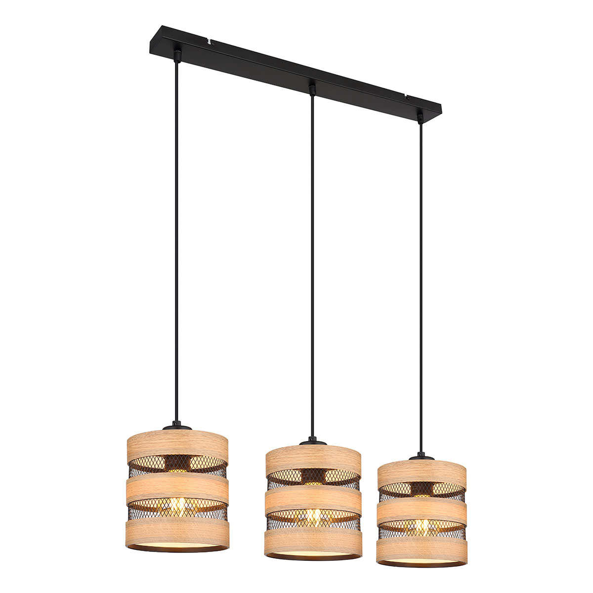 suspensions-rurales-noires-en-métal-globo-soeni-15650-3h