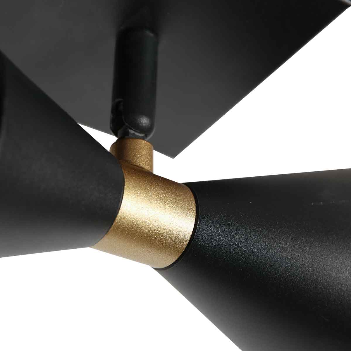 Applique murale moderne en métal noir Anne Lighting Preto – Image 4