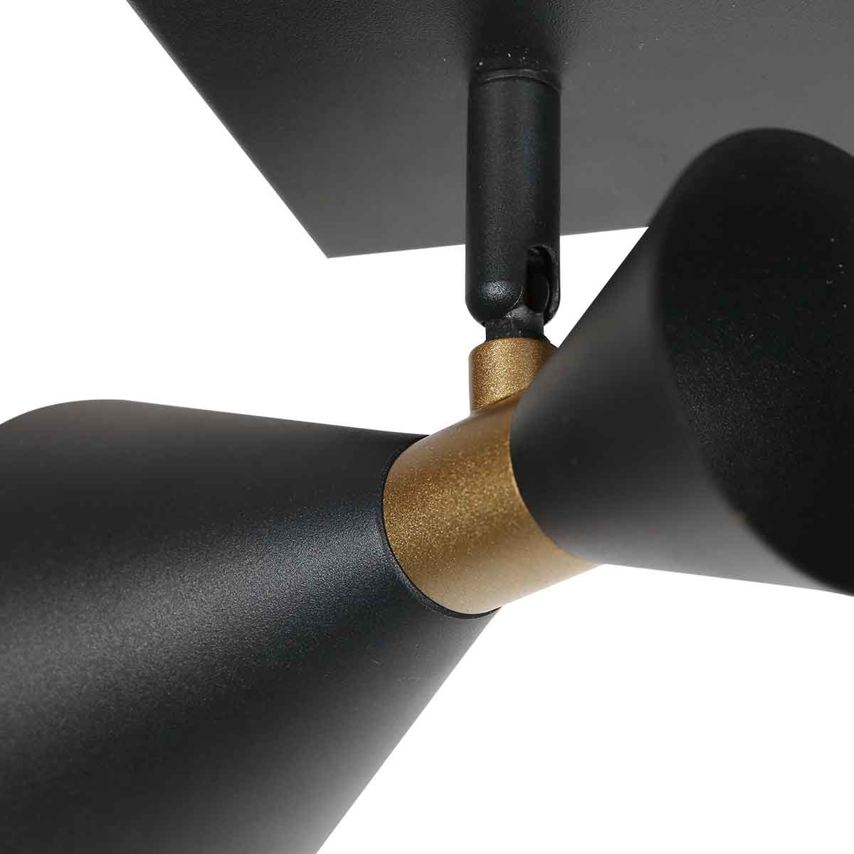 Applique murale moderne en métal noir Anne Lighting Preto – Image 5