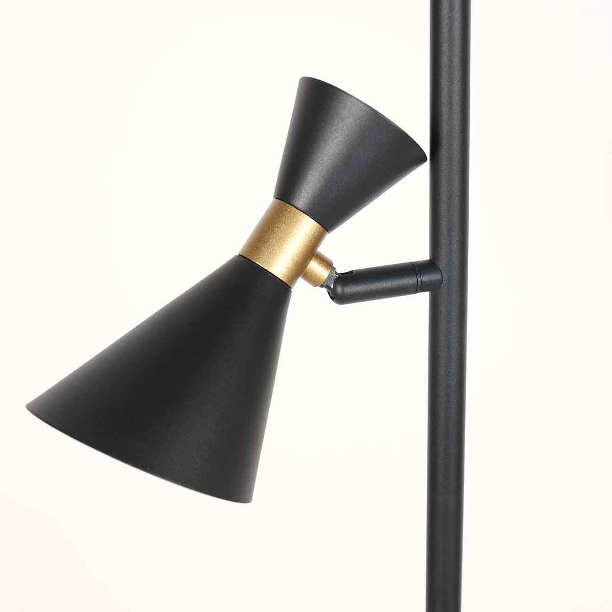 Lampadaire tendance en métal noir Anne Lighting Preto – Image 4