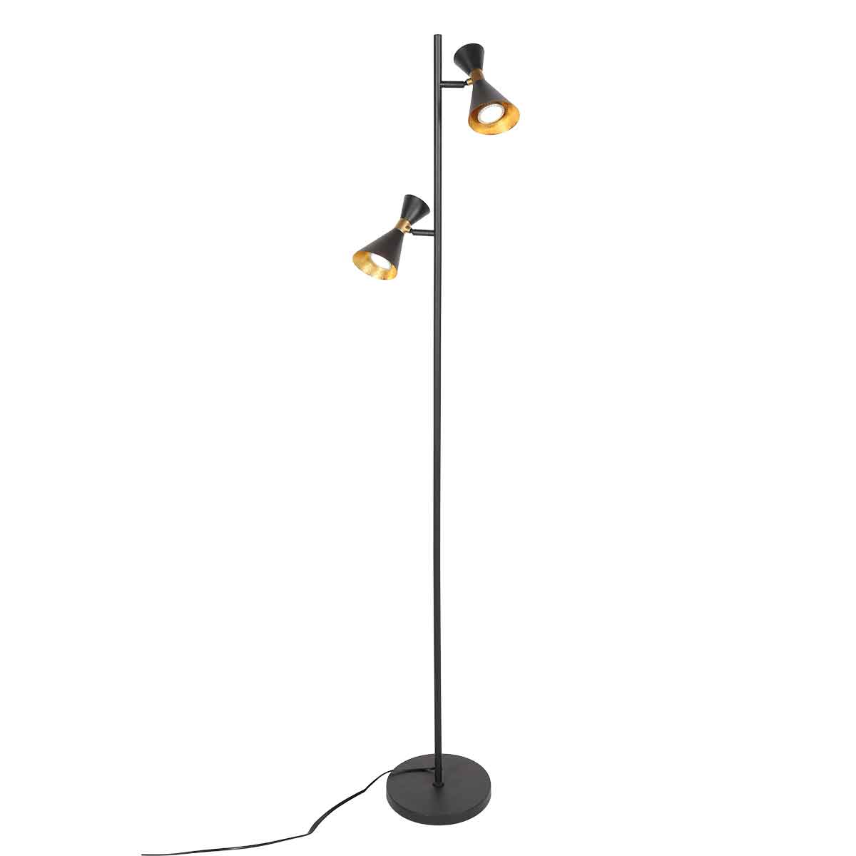 Lampadaire tendance en métal noir Anne Lighting Preto – Image 9