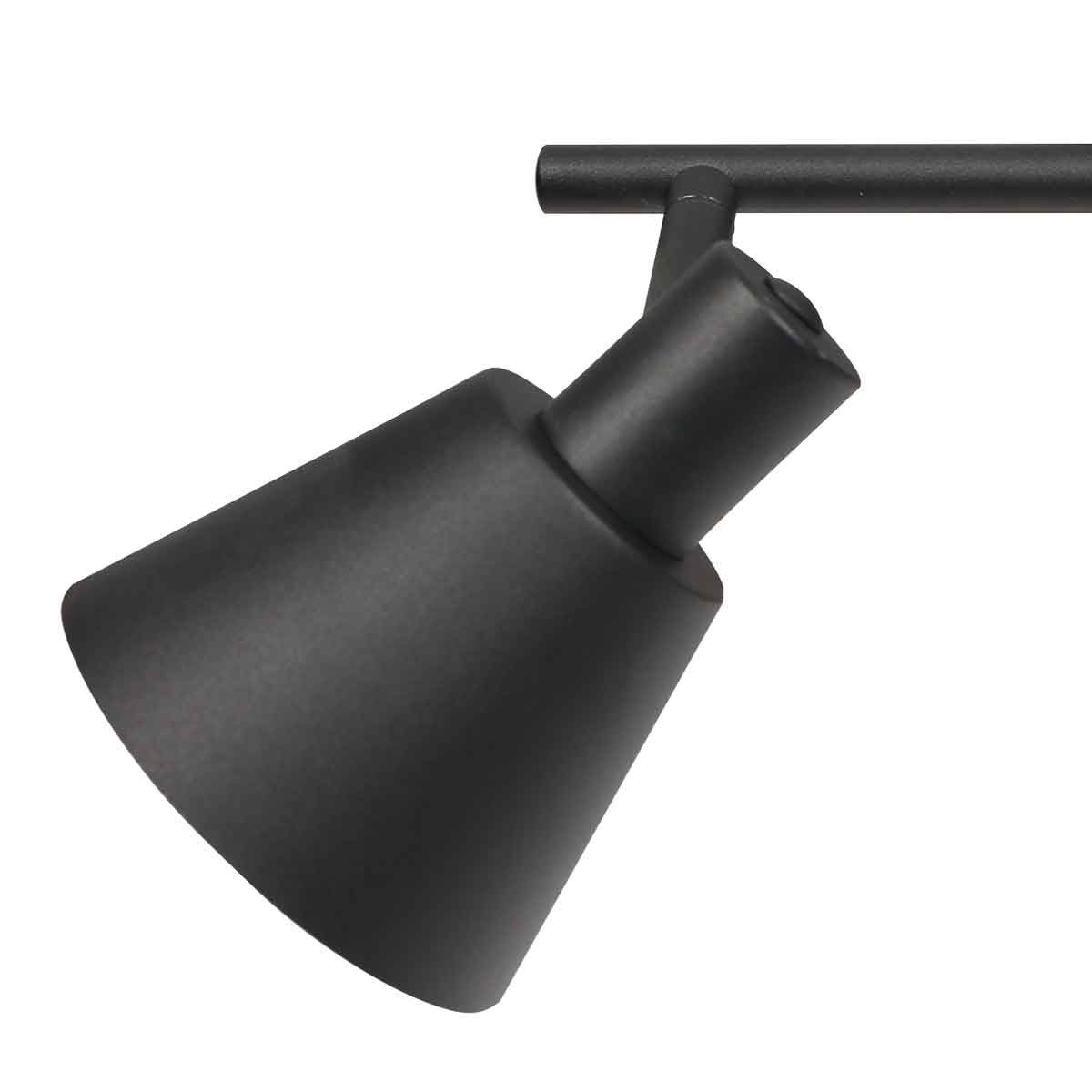 Spots noirs rétro en métal Mexlite Oeroe – Image 5