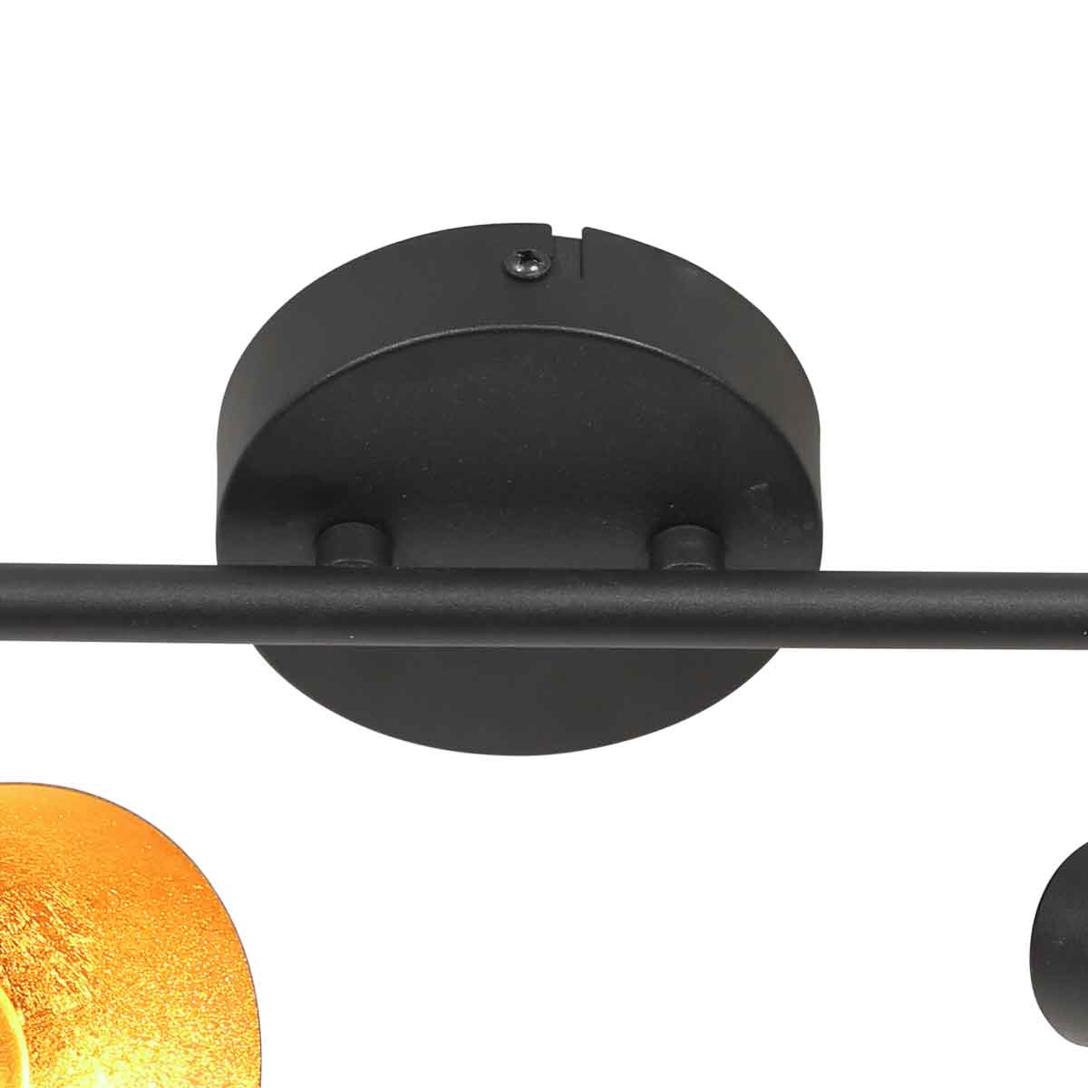 Spots noirs rétro en métal Mexlite Oeroe – Image 9