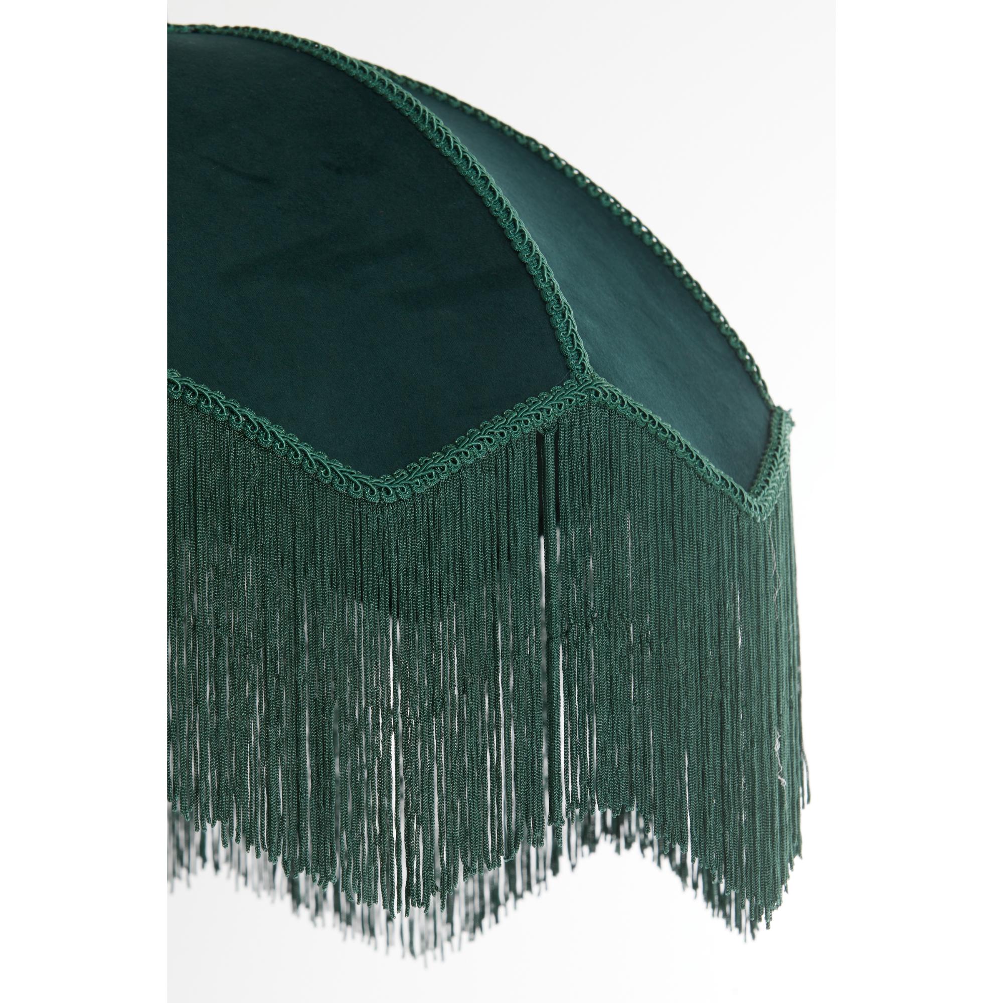 Suspension Luminaire Vert Tendu Sur Structure Imitation Bois – Très Bel état