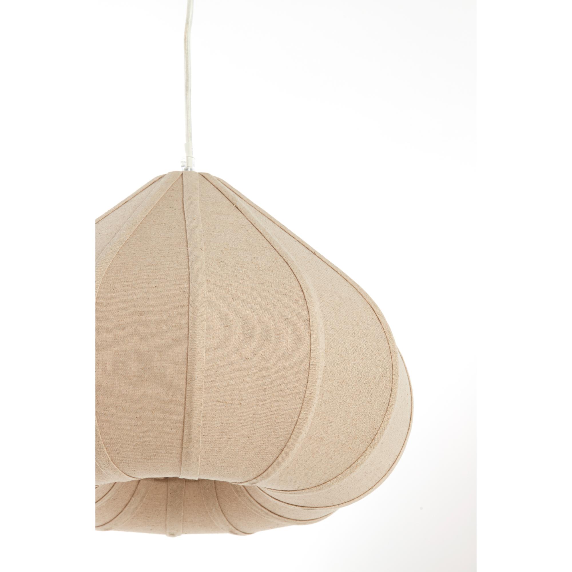 Suspension Japandi beige en forme de poire Light & Living Zubeda – Image 2