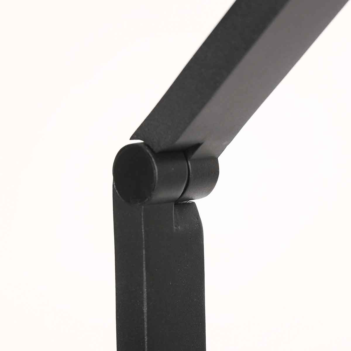 Lampadaire moderne en métal noir Steinhauer Ringlux – Image 9