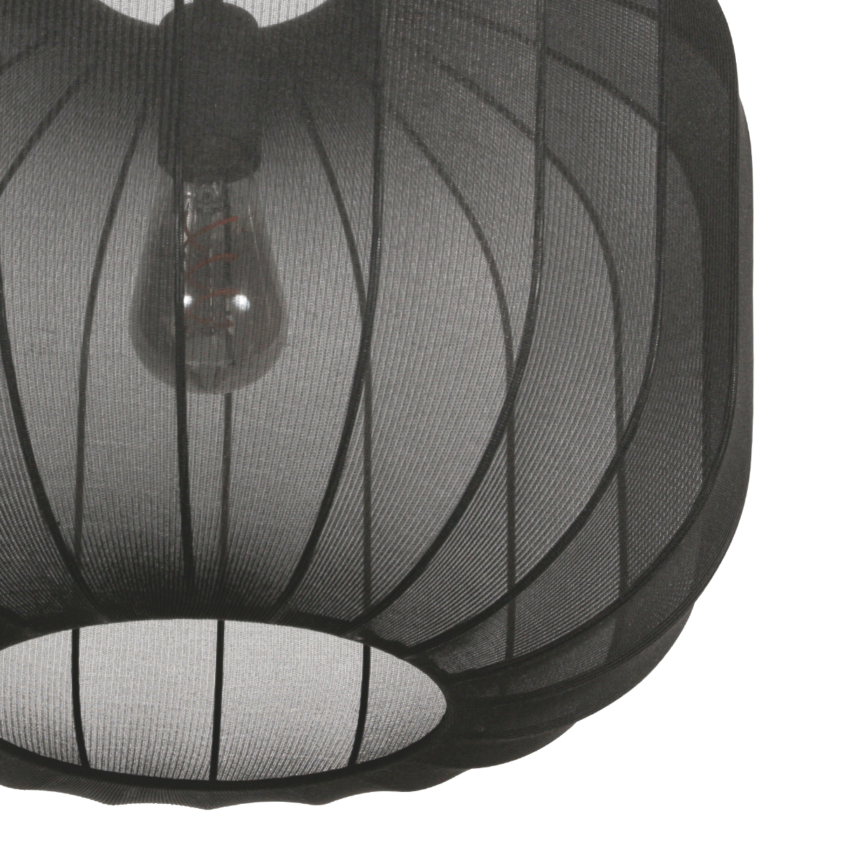 Suspension japandi noire en textile raffiné Anne Lighting Sable – Image 5