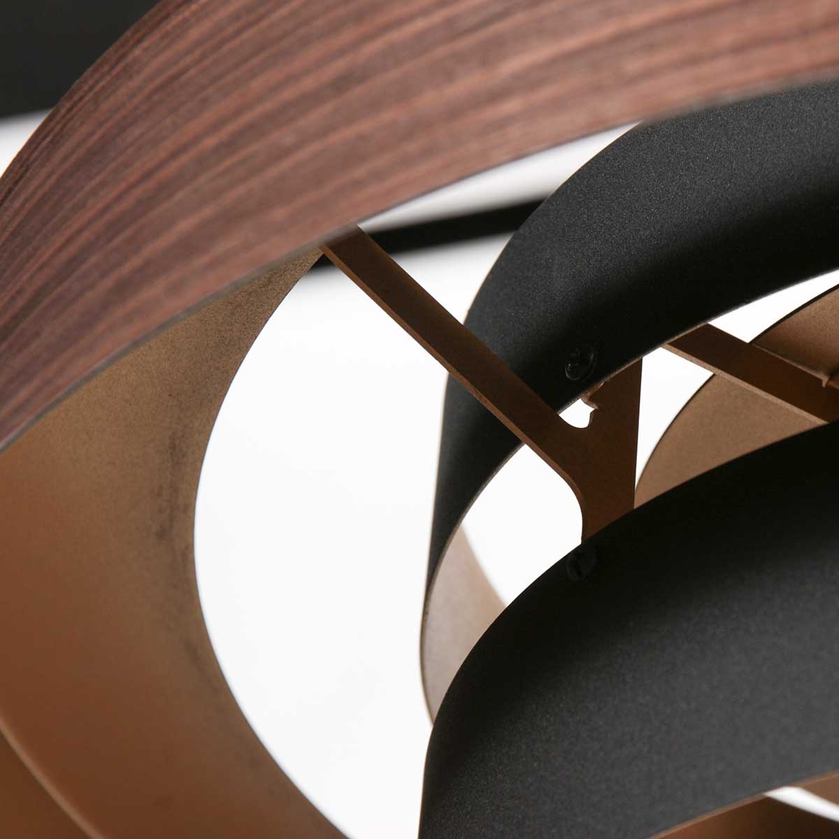 Suspension ronde rétro en bois Anne Lighting Flinter – Image 10