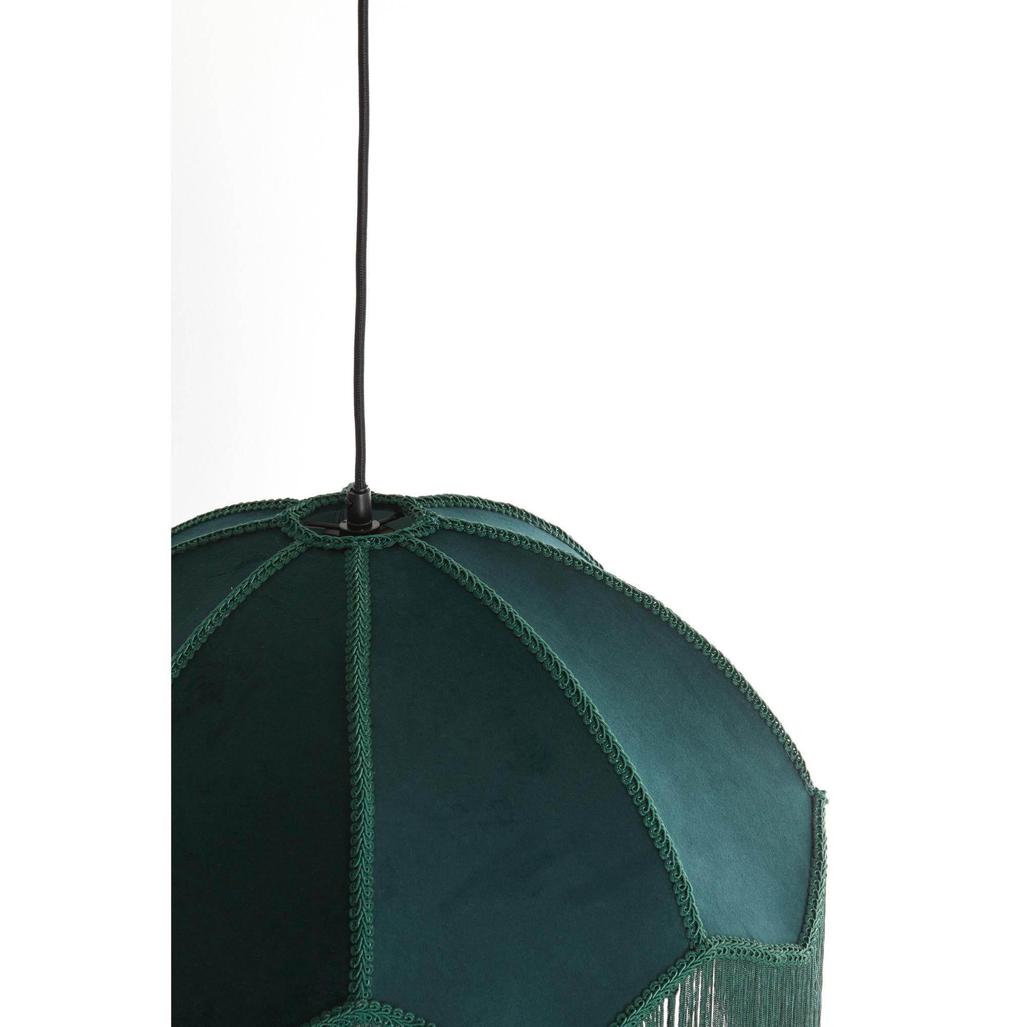 Suspension vintage verte en velours Light & Living Malacia – Image 4