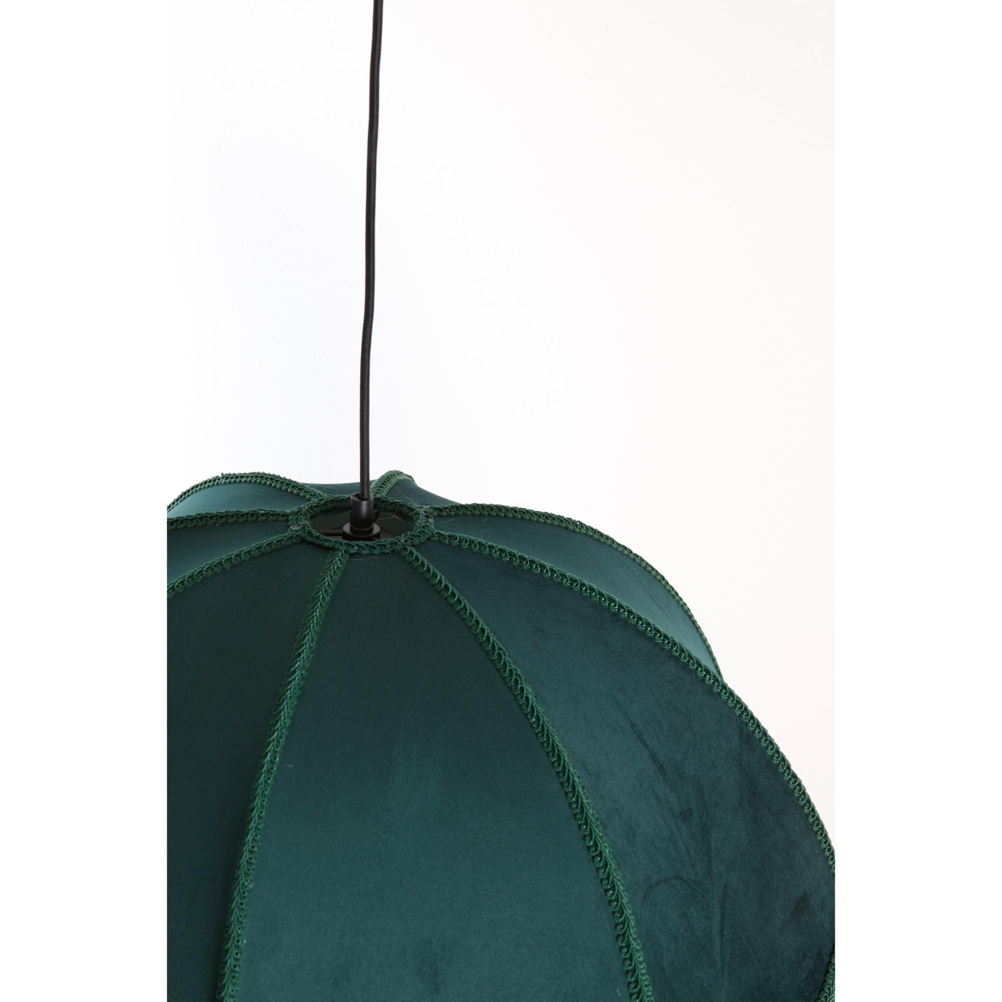 Suspension vintage verte en velours Light & Living Malacia – Image 4