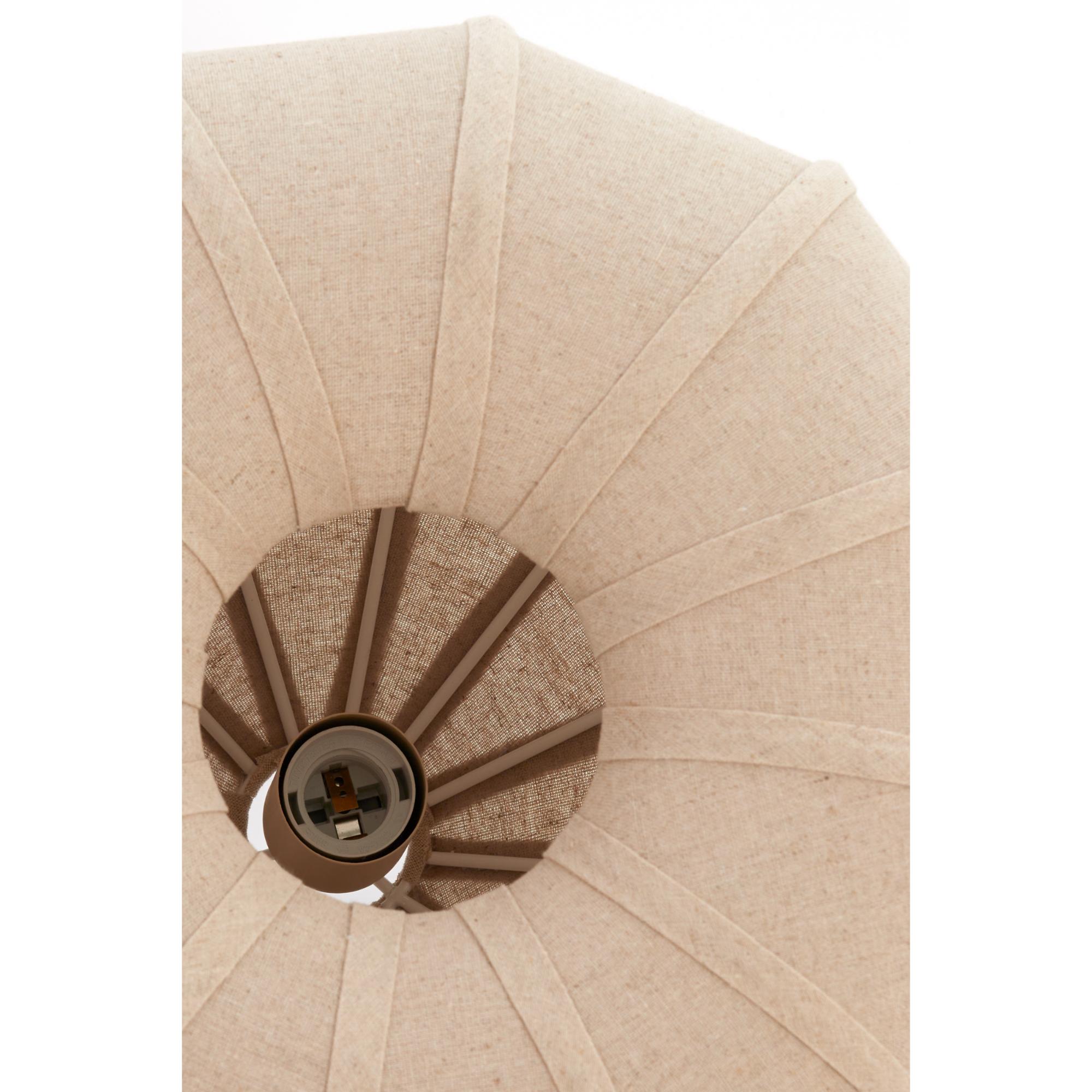 Suspension Japandi beige en forme de poire Light & Living Zubeda – Image 4