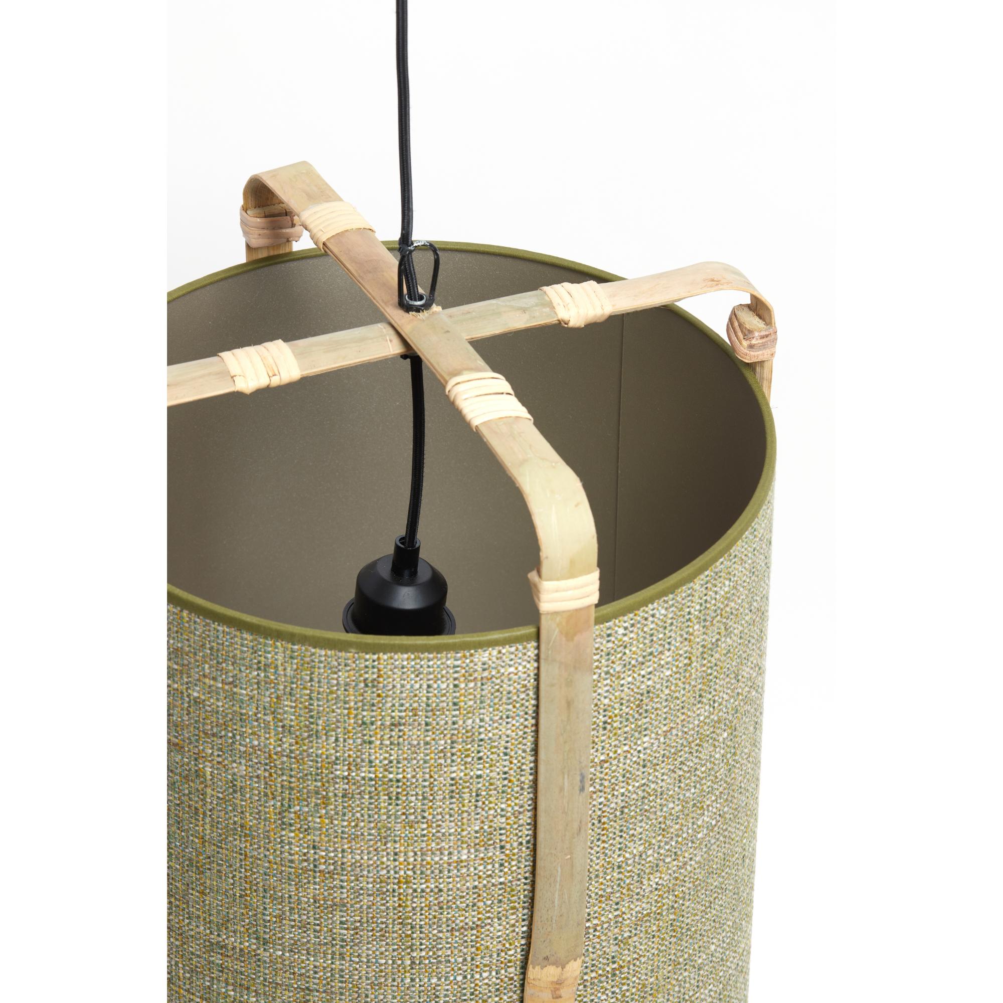 Suspension verte en bambou Light & Living Sendai – Image 5