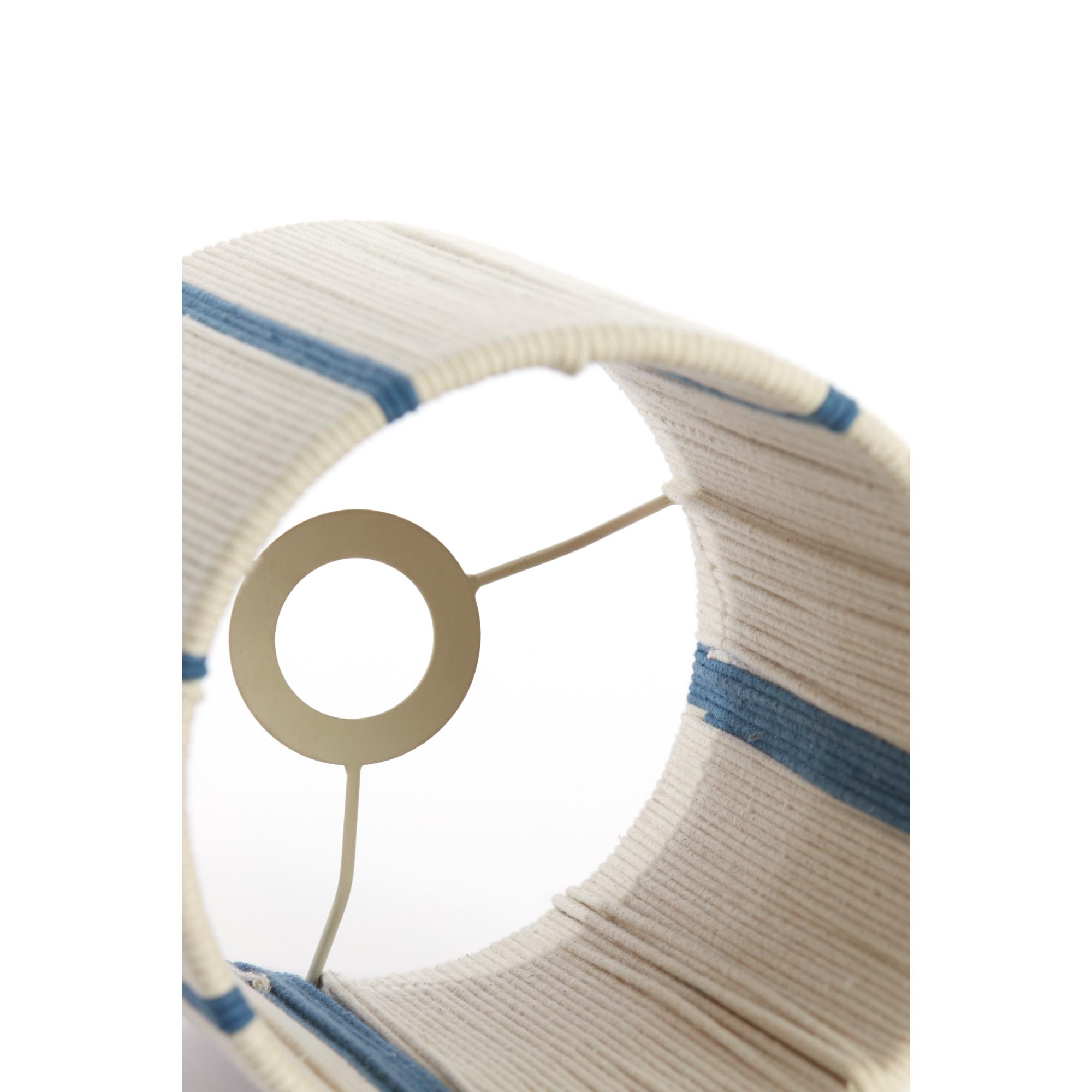 Abat-jour beige/bleu bohème en corde tressée Light & Living Medan – Image 5