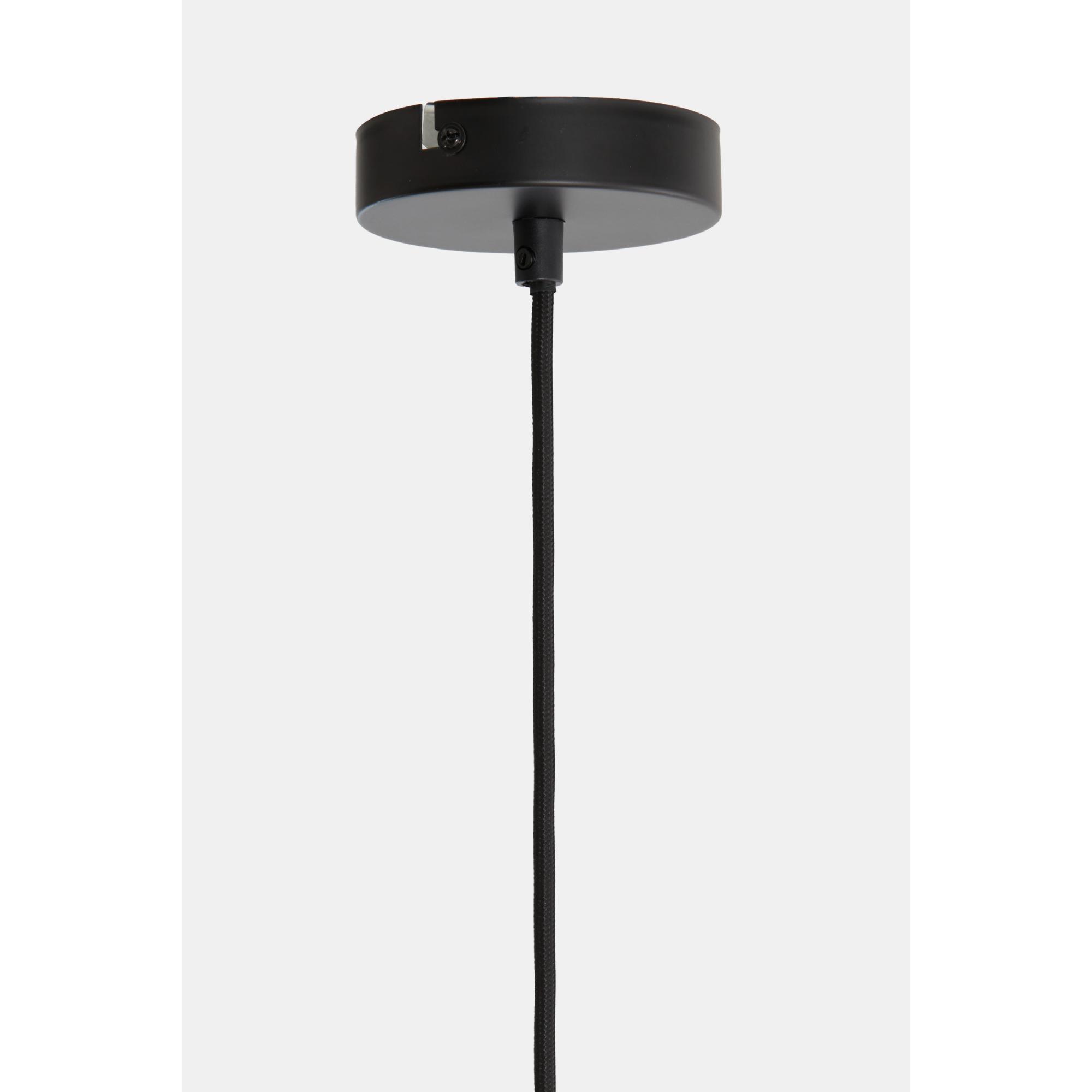 Suspension vintage rouge en velours Light & Living Malacia – Image 5