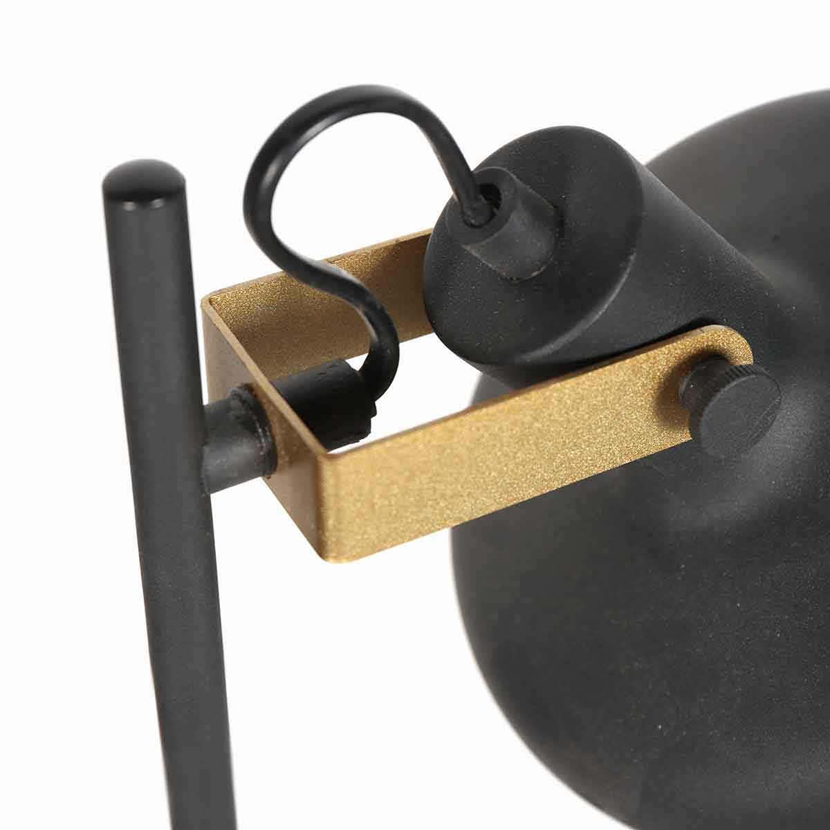 Lampe de table rétro avec détails dorés Mexlite Prato – Image 5