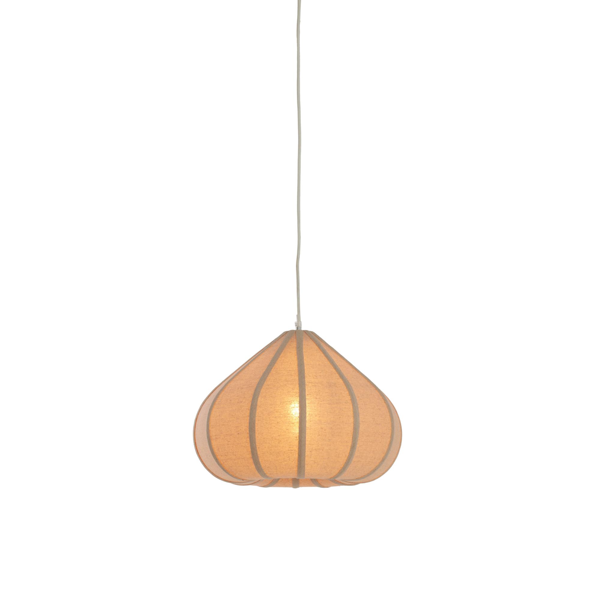 Suspension Japandi beige en forme de poire Light & Living Zubeda – Image 7