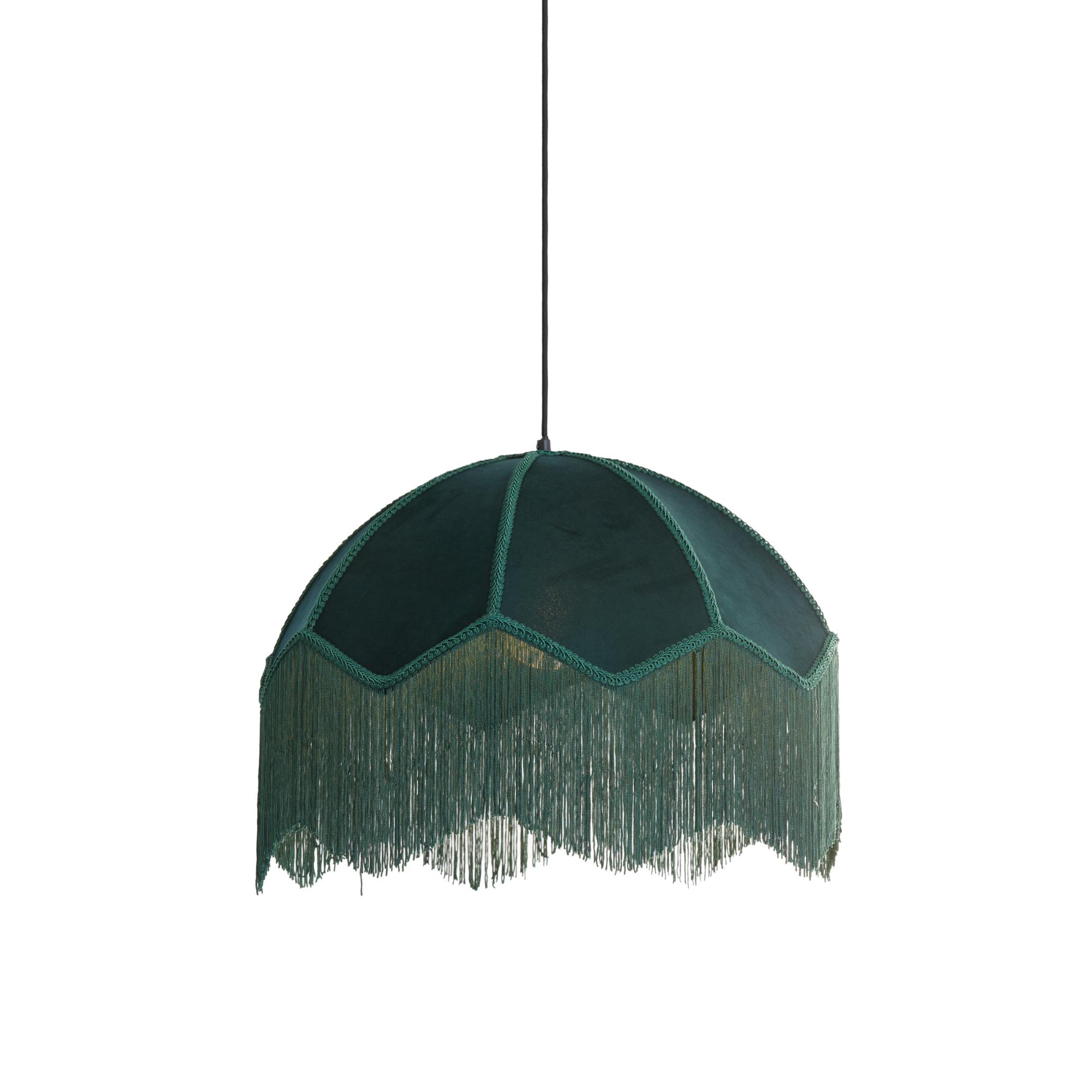 Suspension vintage verte en velours Light & Living Malacia – Image 7