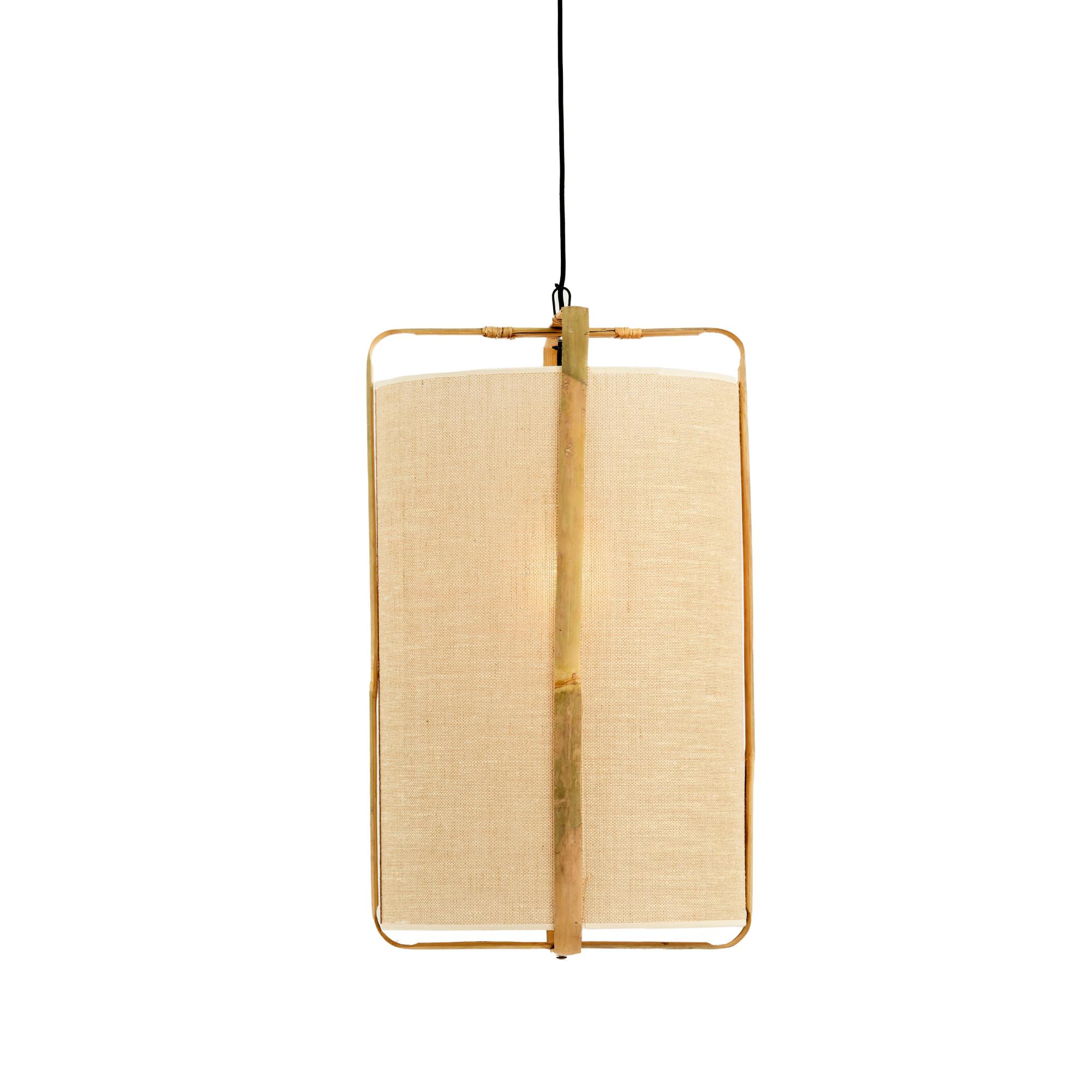 Suspension beige avec cadre en bambou Light & Living Sendai – Image 7