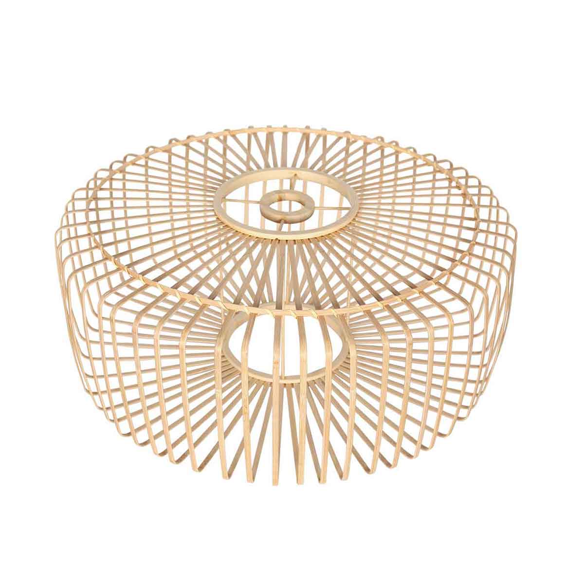 Plafonnier naturel et bohémien en bambou Bloeba Steinhauer – Image 6