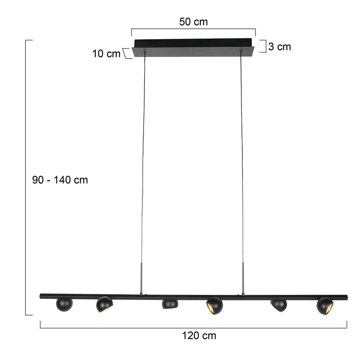 Lampe de table rétro-moderne avec spots dimmables Steinhauer Marcadore – Image 6