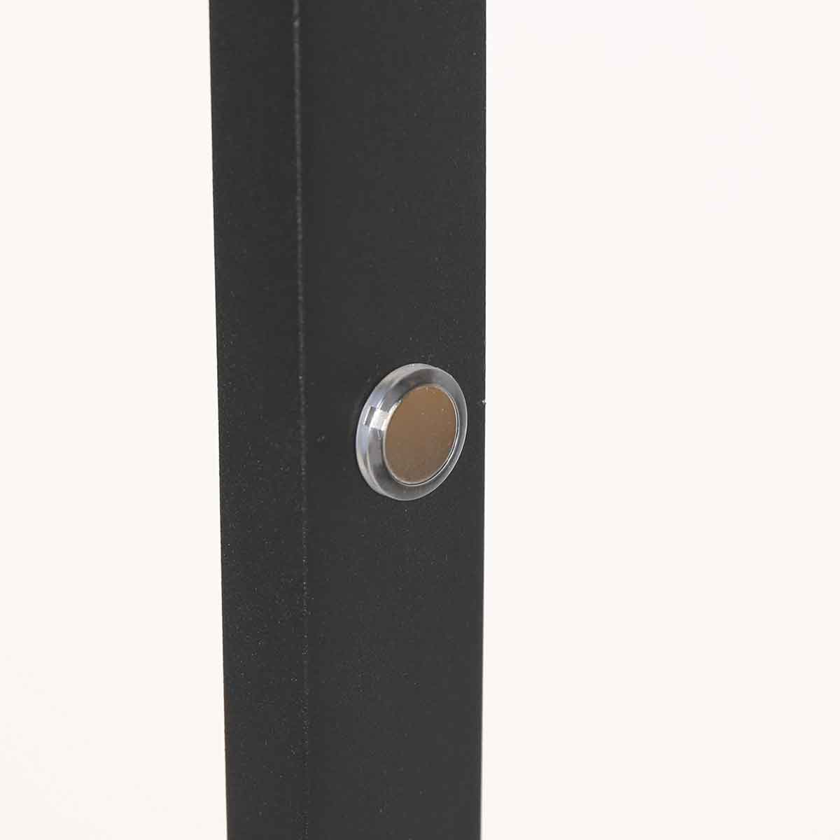 Lampadaire moderne en métal noir Steinhauer Ringlux – Image 5