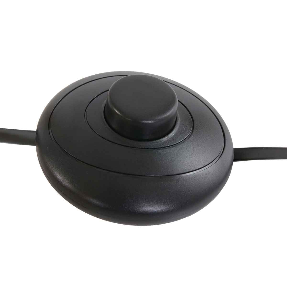 Lampe sur pied rétro noire avec abat-jour bronze Steinhauer Pintino – Image 13