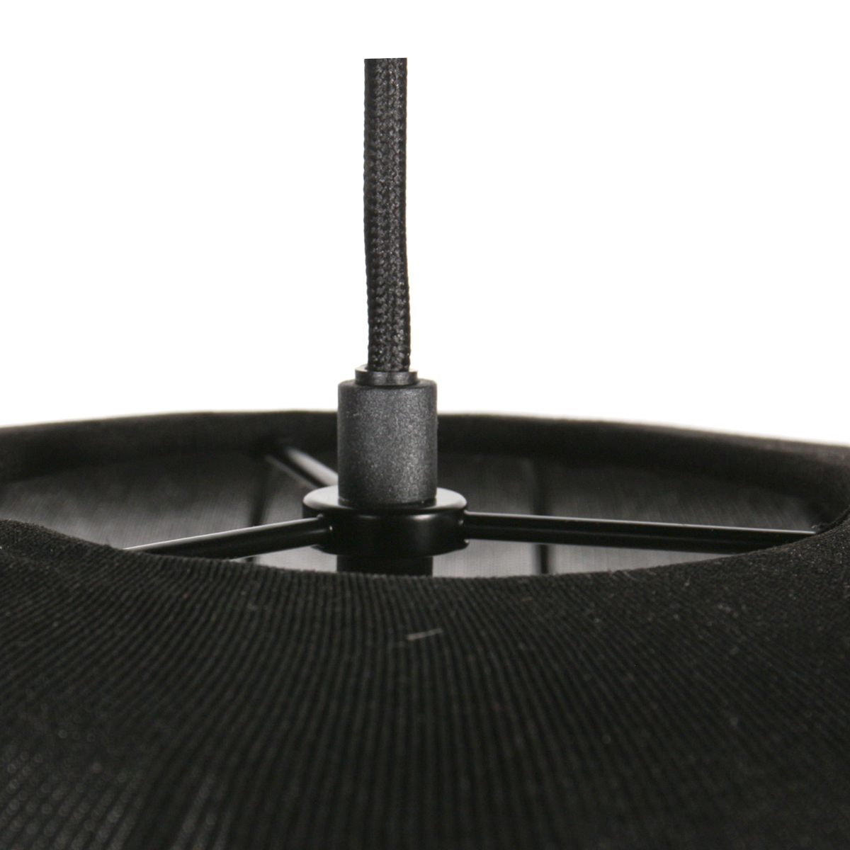 Suspension japandi noire en textile raffiné Anne Lighting Sable – Image 6