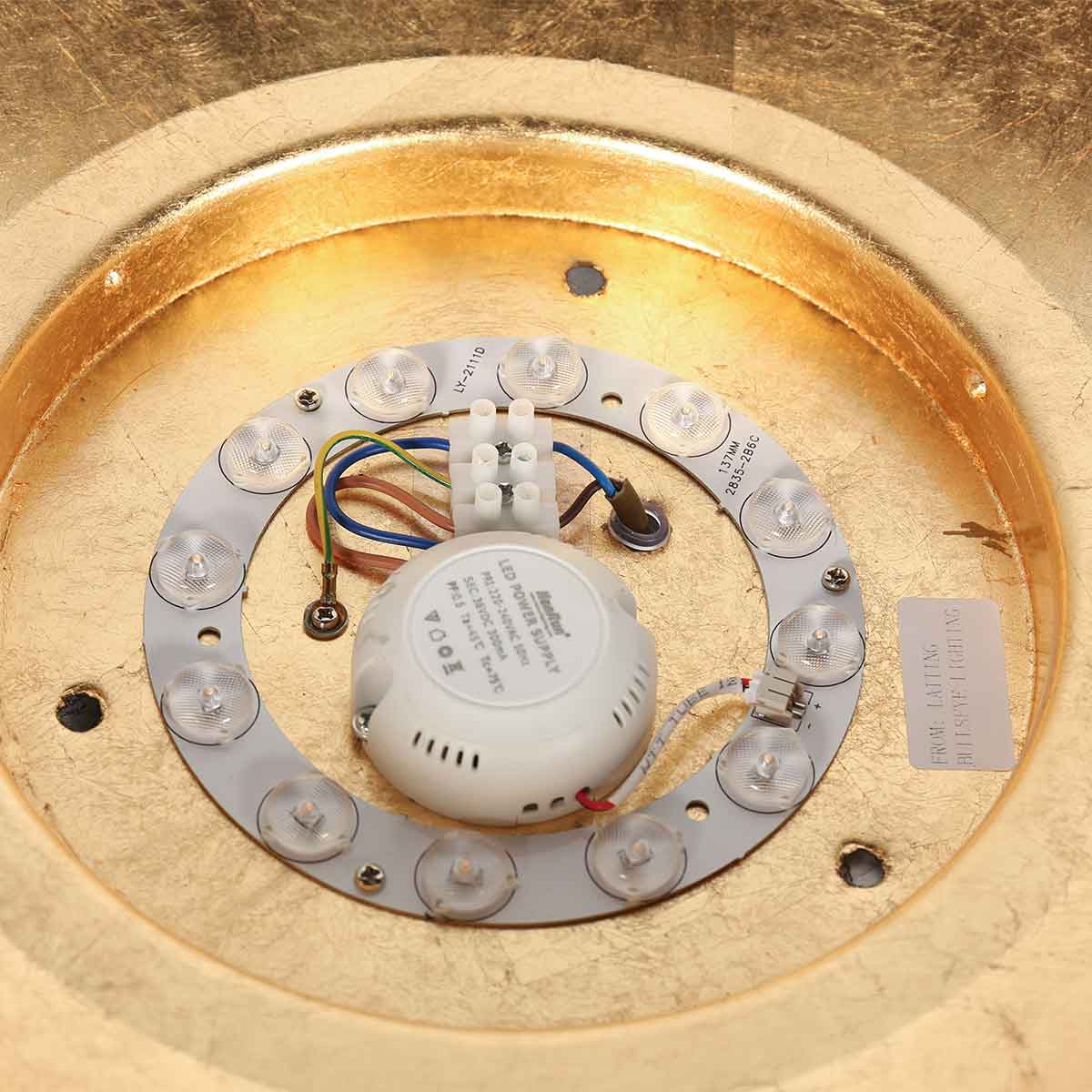 Plafonnier tendance en métal noir Steinhauer Ceiling and wall – Image 9