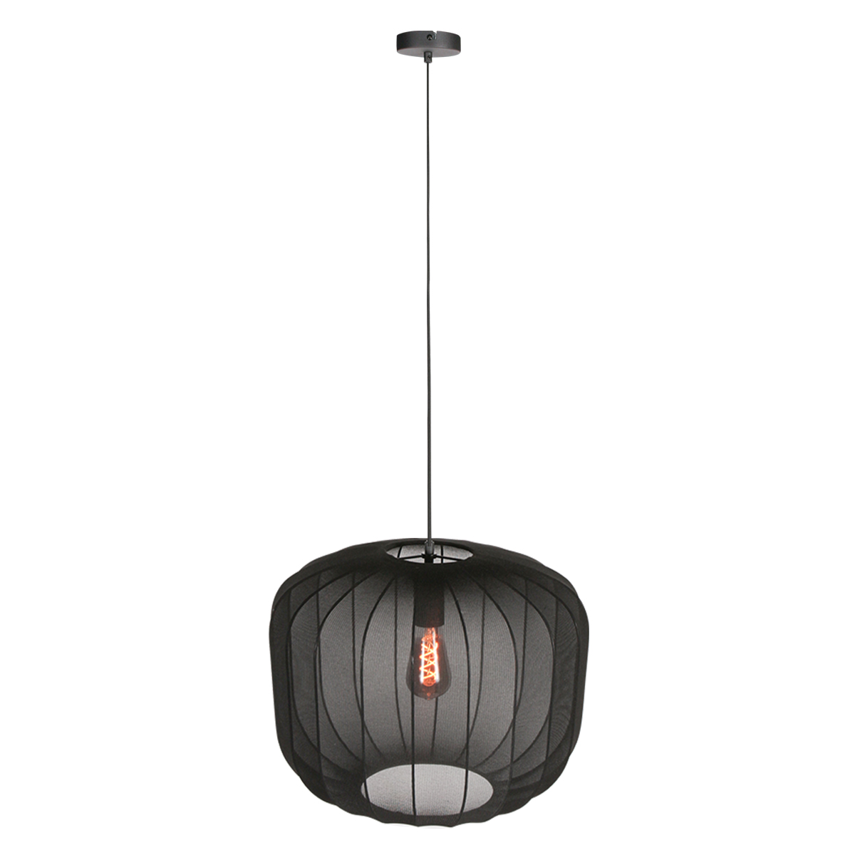 Suspension noire en textile transparent Anne Lighting Sable – Image 9