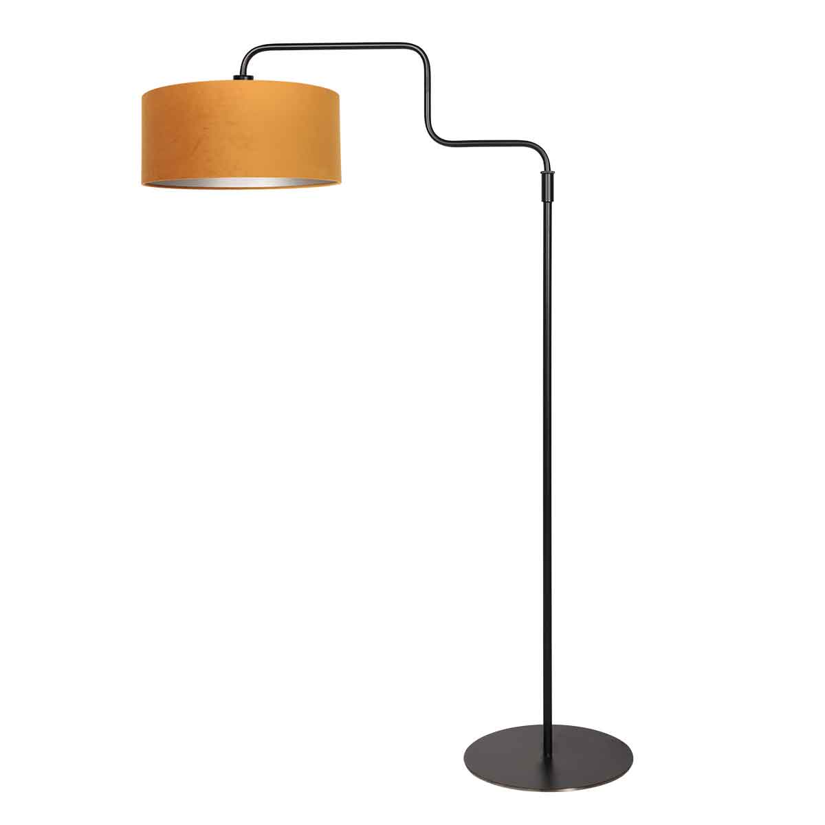 Lampadaire en velours doré pour une touche luxueuse et élégante Steinhauer Bloeba – Image 2